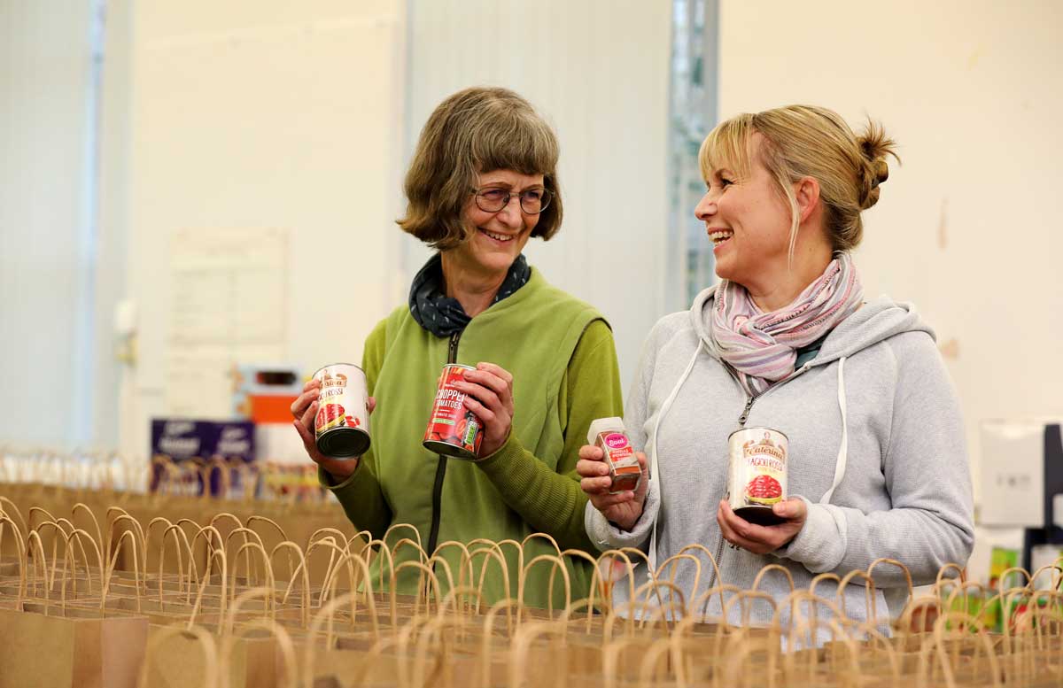 In the Bag project volunteers. Credit: Brighton and Hove Food Partnership